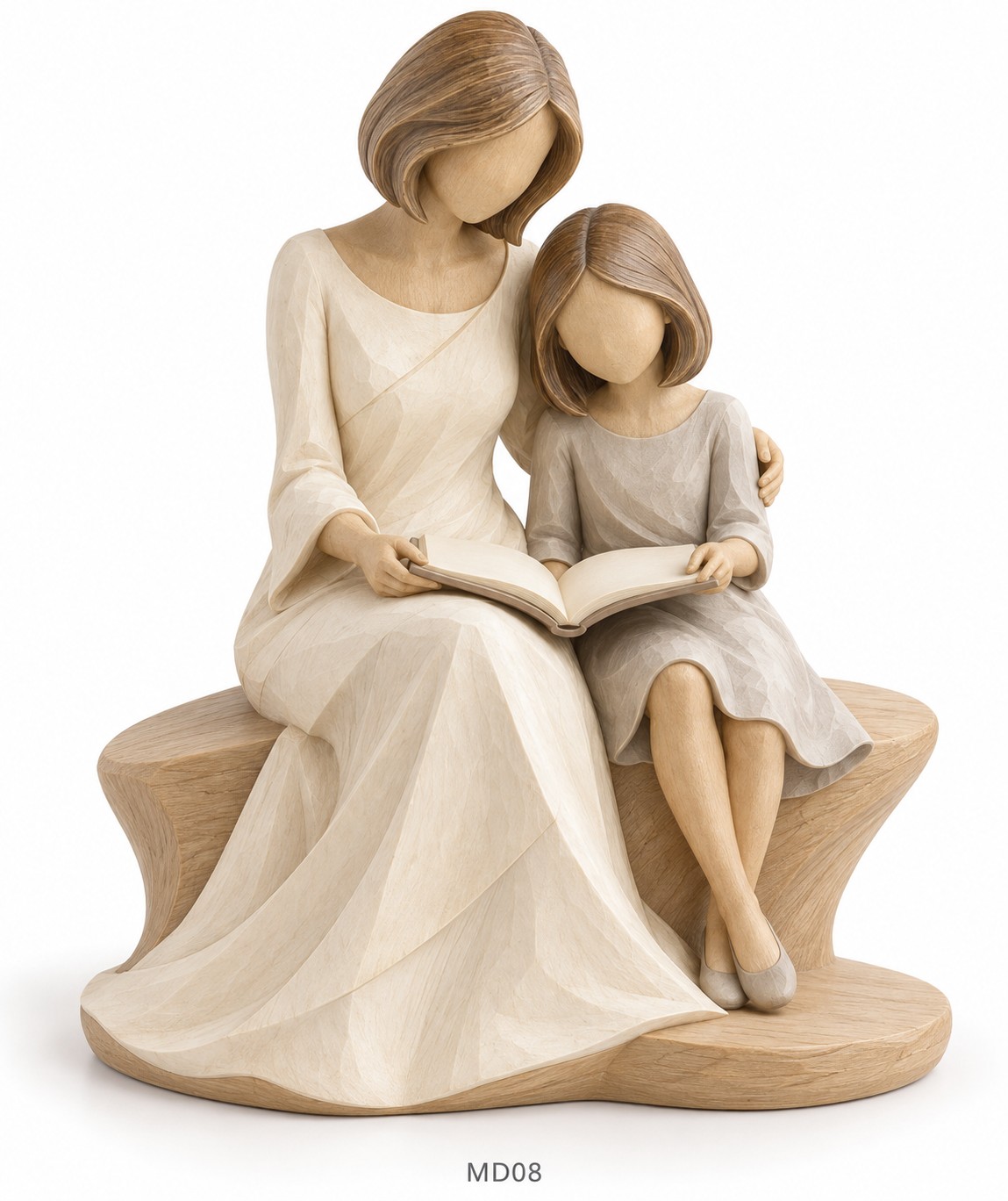 Mother & Daughter Carved-Look Resin Gift Collection – MD07–MD12 — image 3