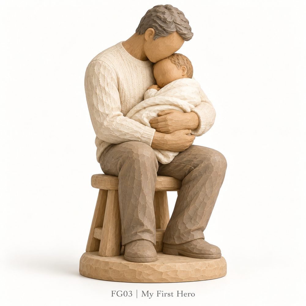 Thank You, Dad – Father & Son Gratitude Resin Figurine Collection — image 4