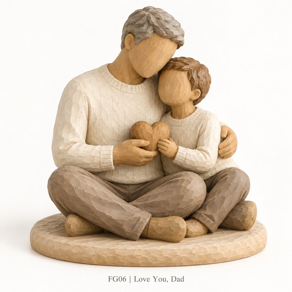 Thank You, Dad – Father & Son Gratitude Resin Figurine Collection — image 7