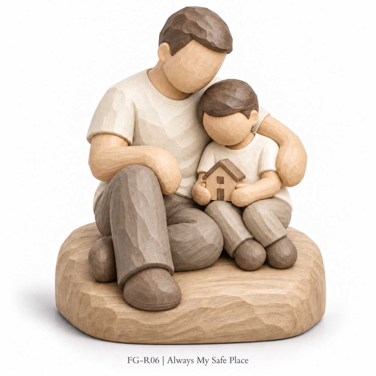 Thank You, Dad – Father & Son Carved-Wood-Look Resin Figurines, 6 Designs — image 7
