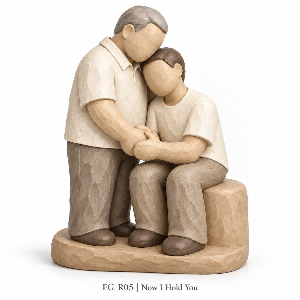Thank You, Dad – Father & Son Carved-Wood-Look Resin Figurines, 6 Designs — image 6