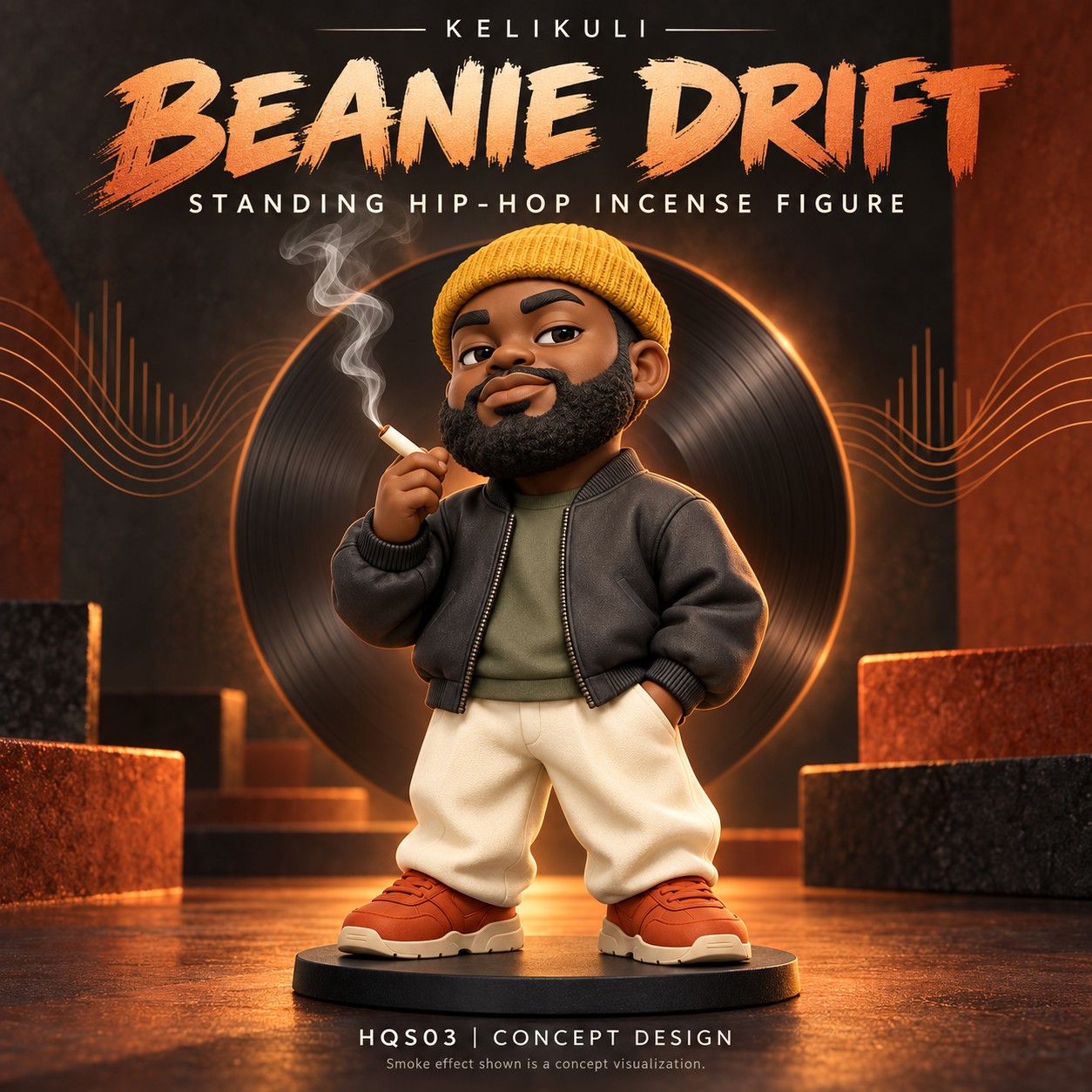 Street Stance Chibi Incense Figures – 6 Standing Character Concepts — image 10