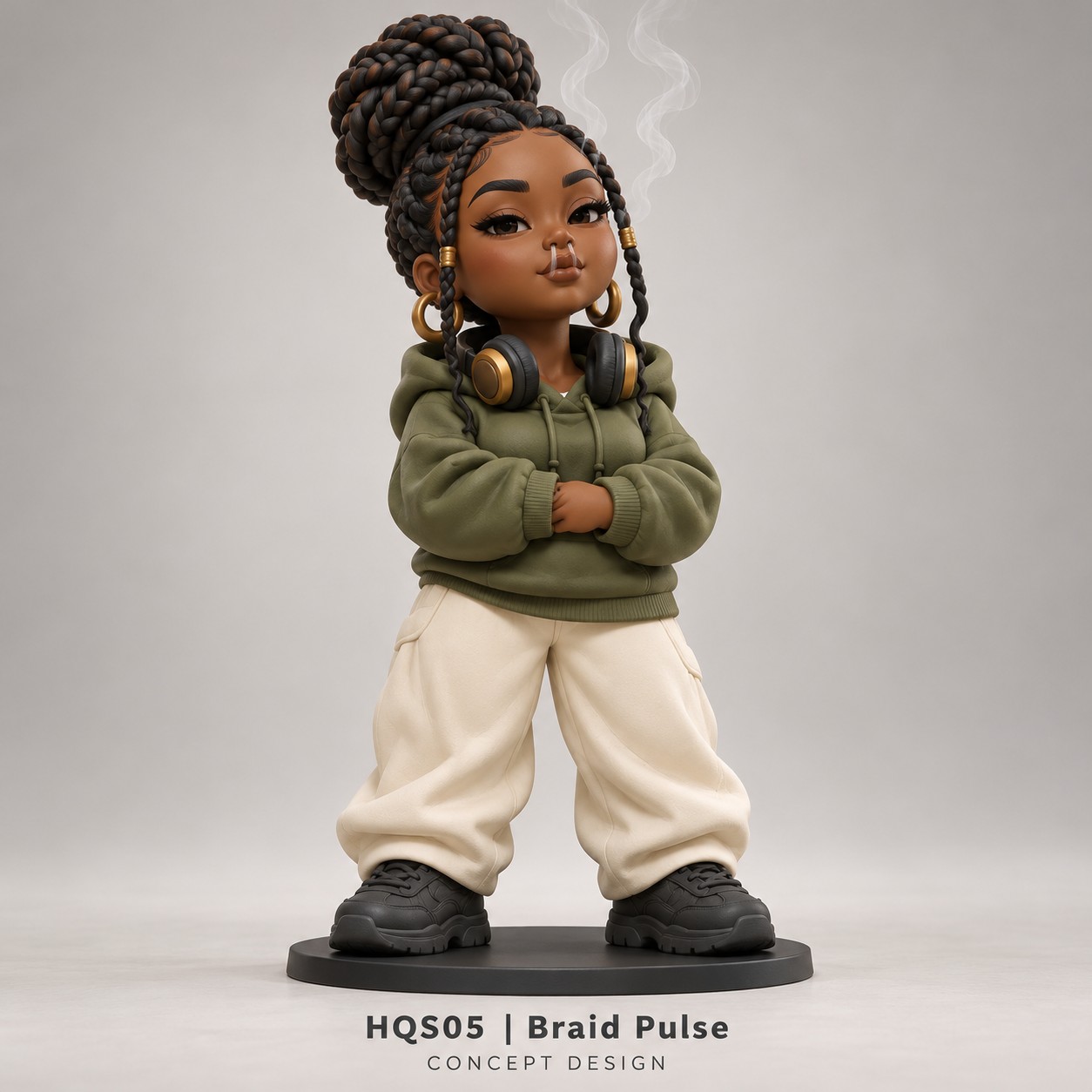 Street Stance Chibi Incense Figures – 6 Standing Character Concepts — image 6