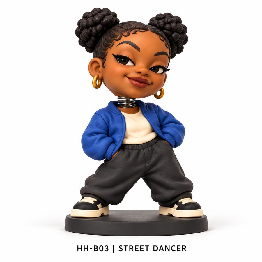 Street Rhythm Hip-Hop Resin Bobblehead Collection – 8 Designs — image 4