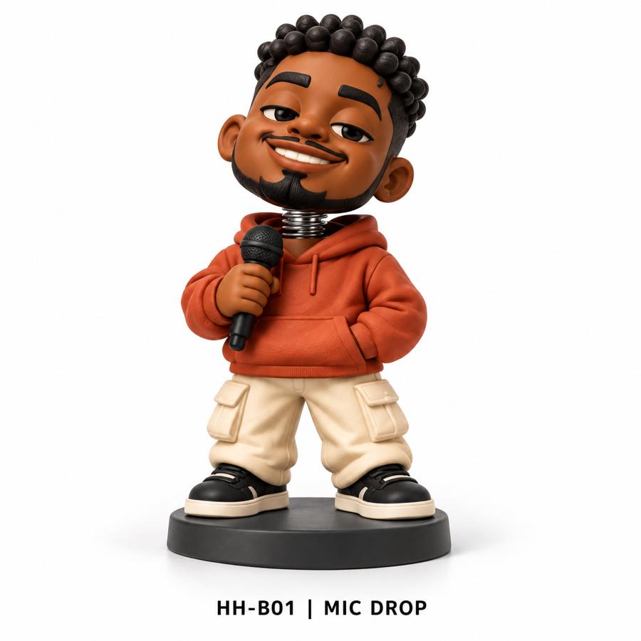 Street Rhythm Hip-Hop Resin Bobblehead Collection – 8 Designs — image 2