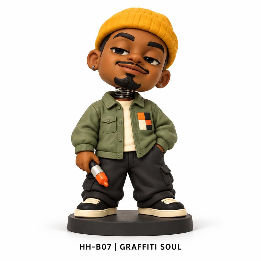 Street Rhythm Hip-Hop Resin Bobblehead Collection – 8 Designs — image 8