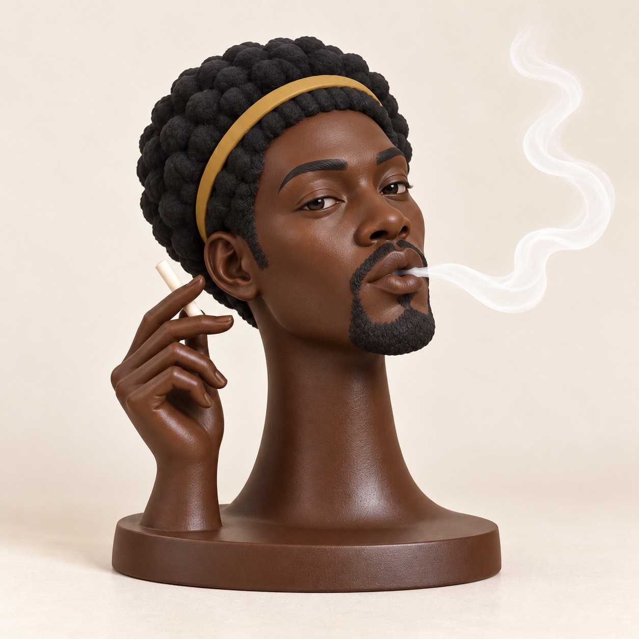 Sculpted Exhale – 6 Mouth-Smoke Incense Busts — image 7