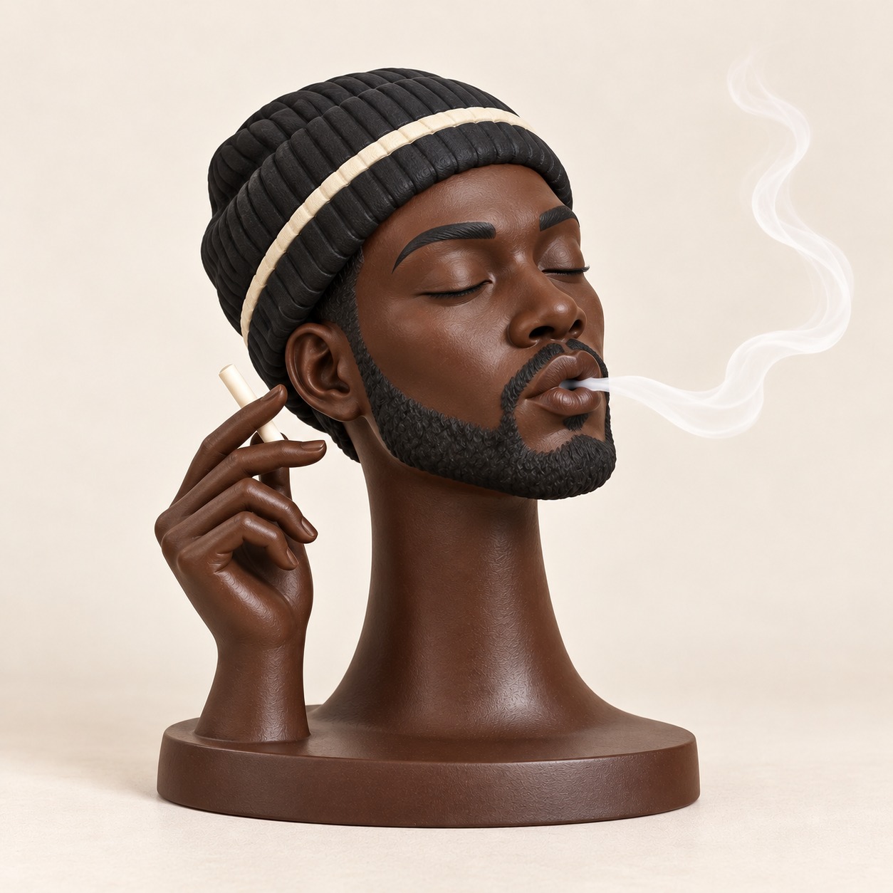 Sculpted Exhale – 6 Mouth-Smoke Incense Busts — image 6
