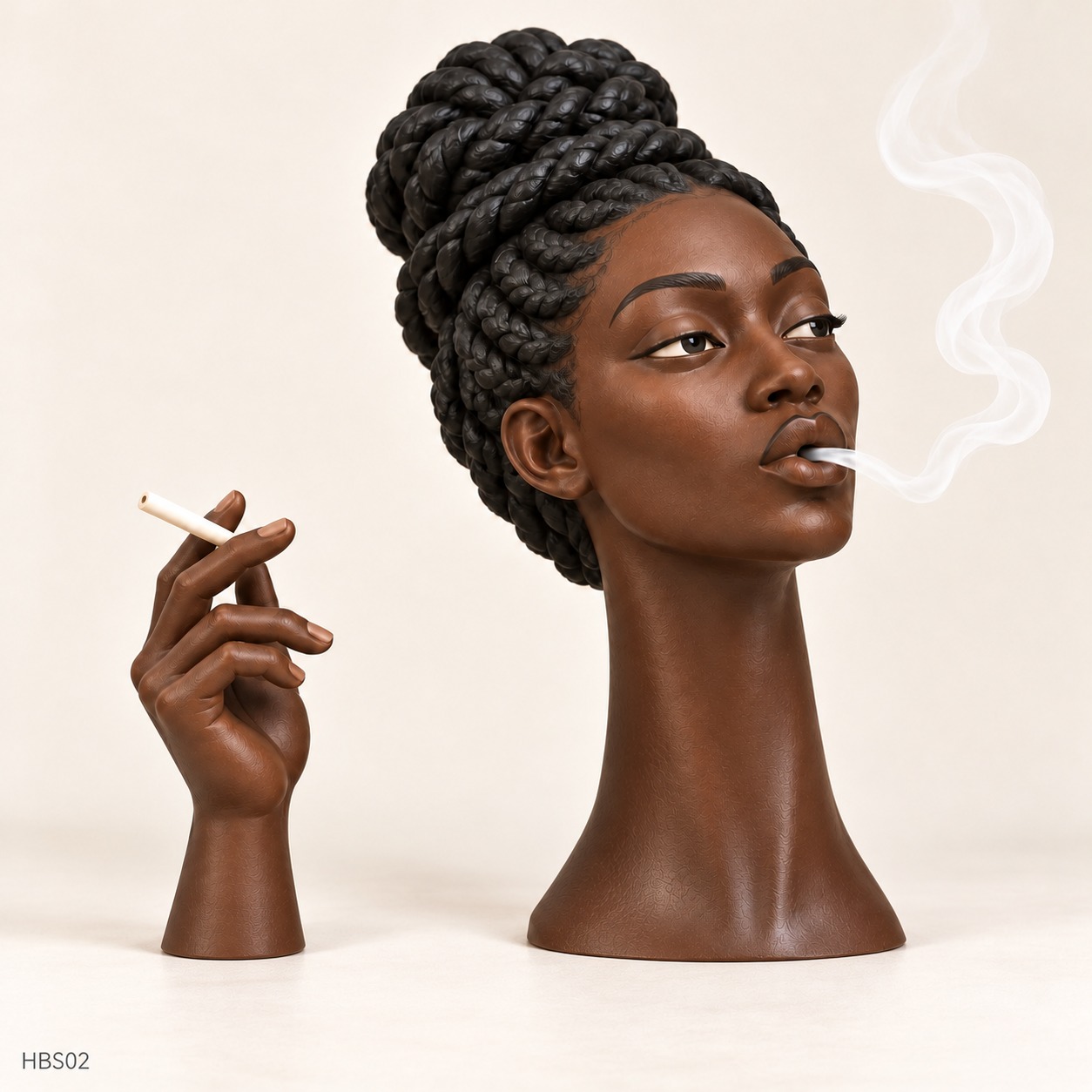 Sculpted Exhale – 6 Separate Head and Hand Incense Sets — image 3