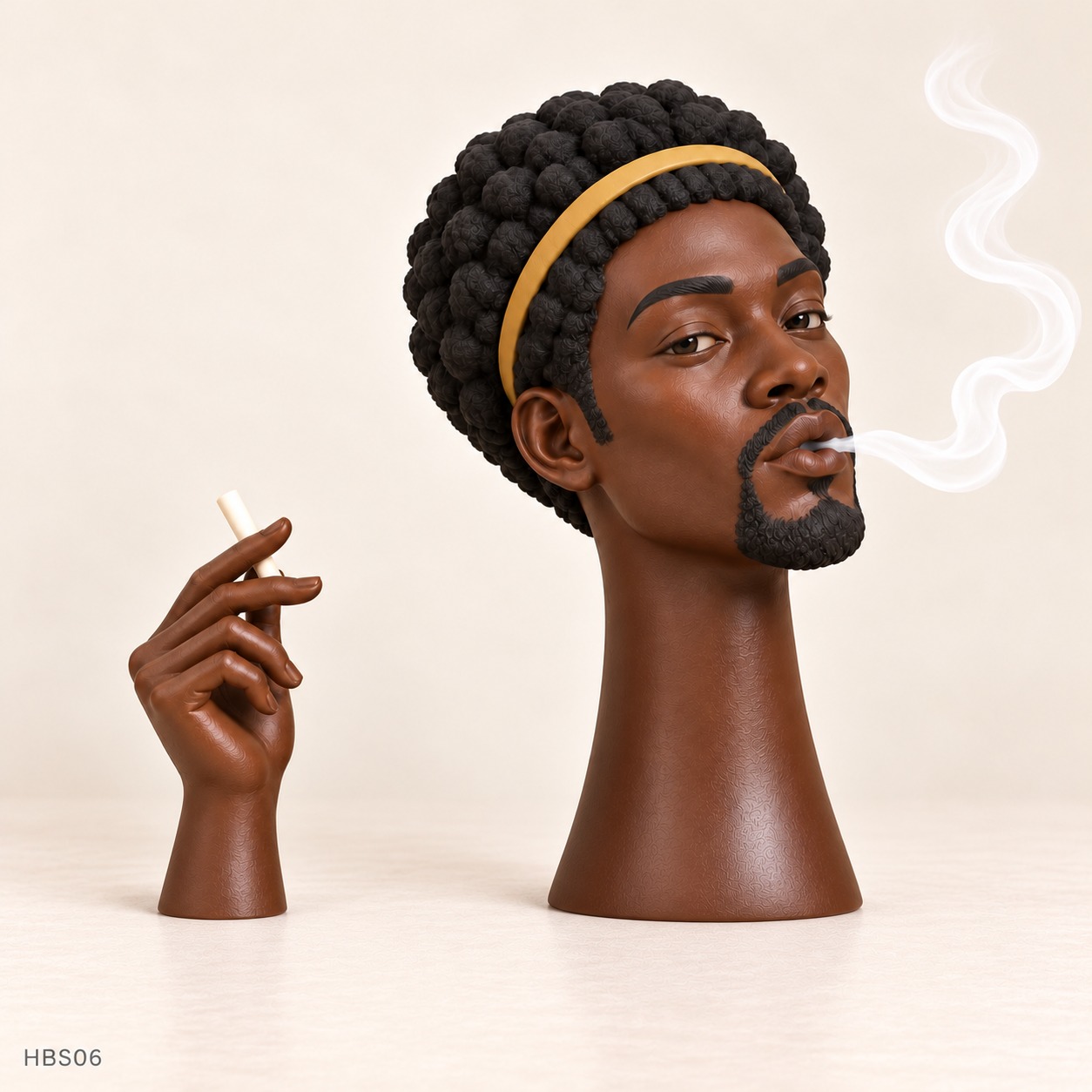 Sculpted Exhale – 6 Separate Head and Hand Incense Sets — image 7