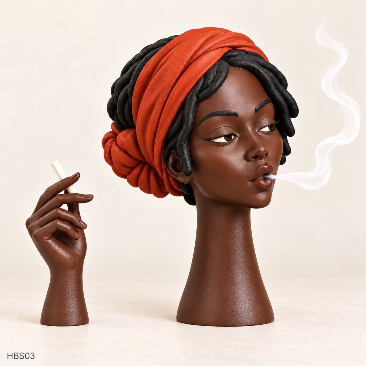Sculpted Exhale – 6 Separate Head and Hand Incense Sets — image 4