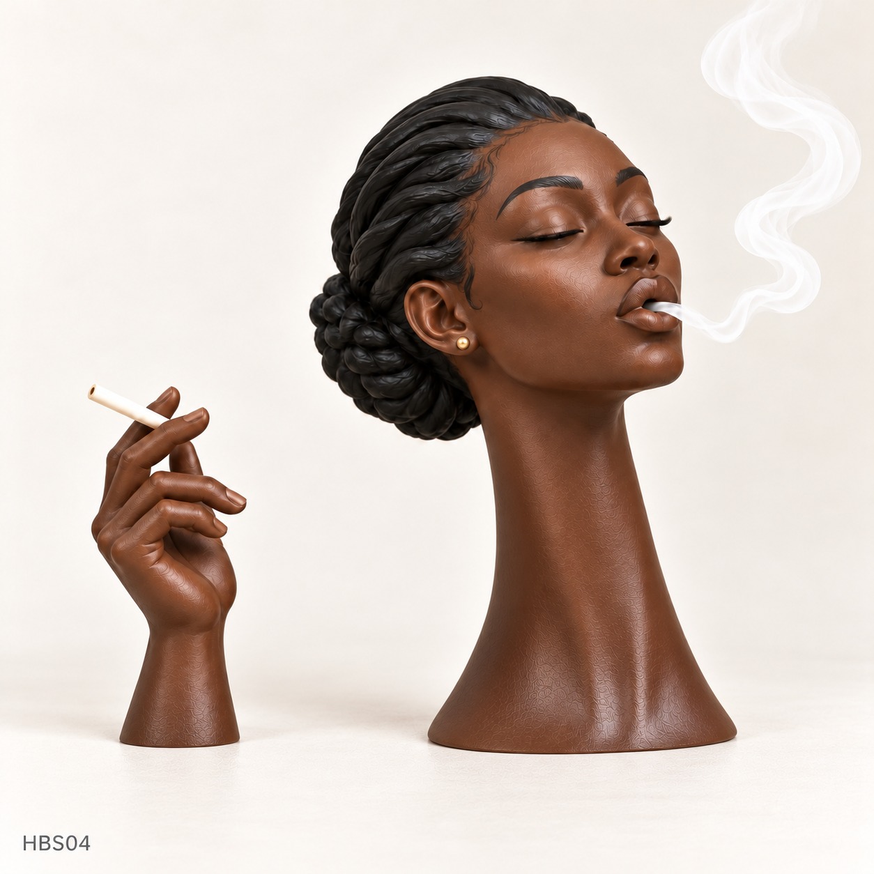 Sculpted Exhale – 6 Separate Head and Hand Incense Sets — image 5
