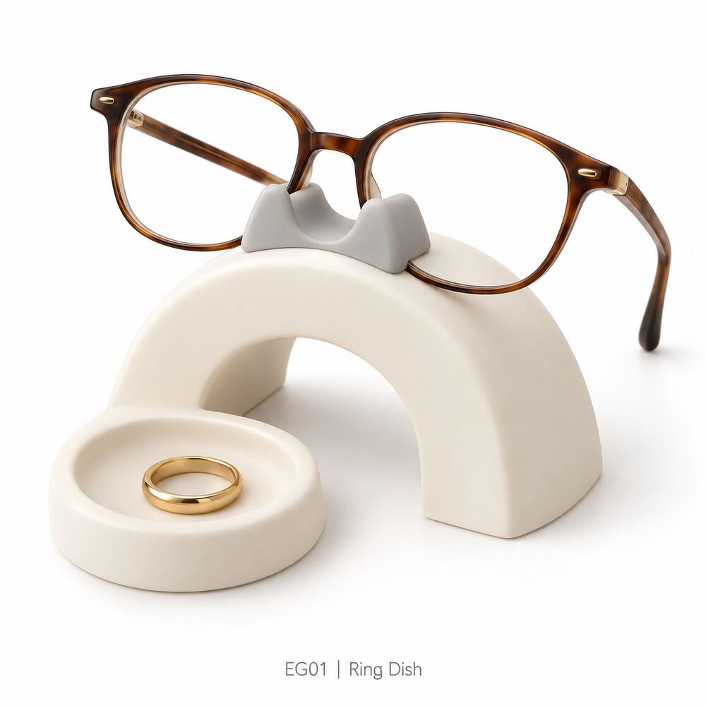 Soft-Pad Resin Eyeglass Stands & Bedside Organizers – 12 Designs — image 3
