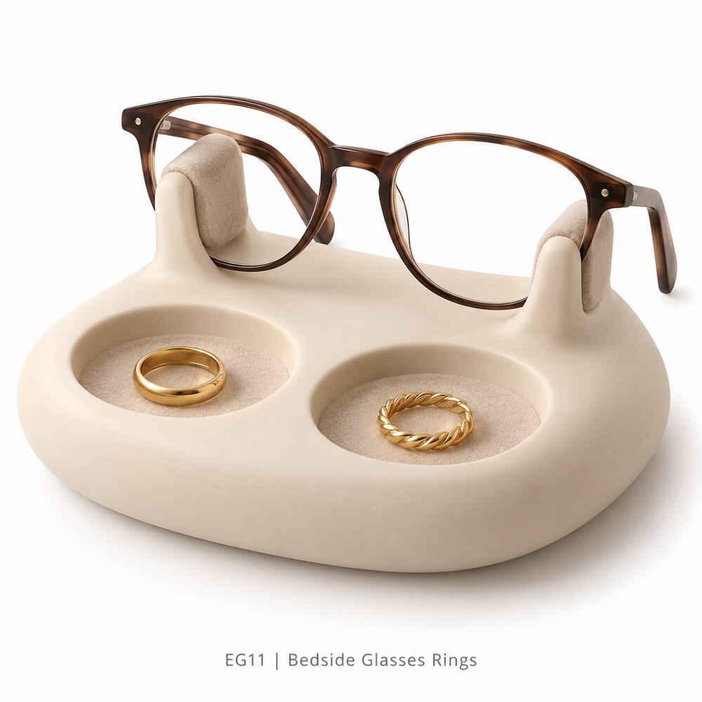 Soft-Pad Resin Eyeglass Stands & Bedside Organizers – 12 Designs — image 13