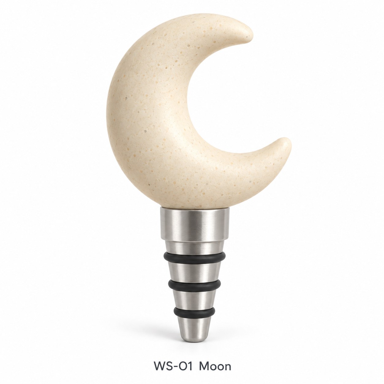 Moon Wine Stopper — KELIKULI Wine & Hostess Giftware concept product on white background