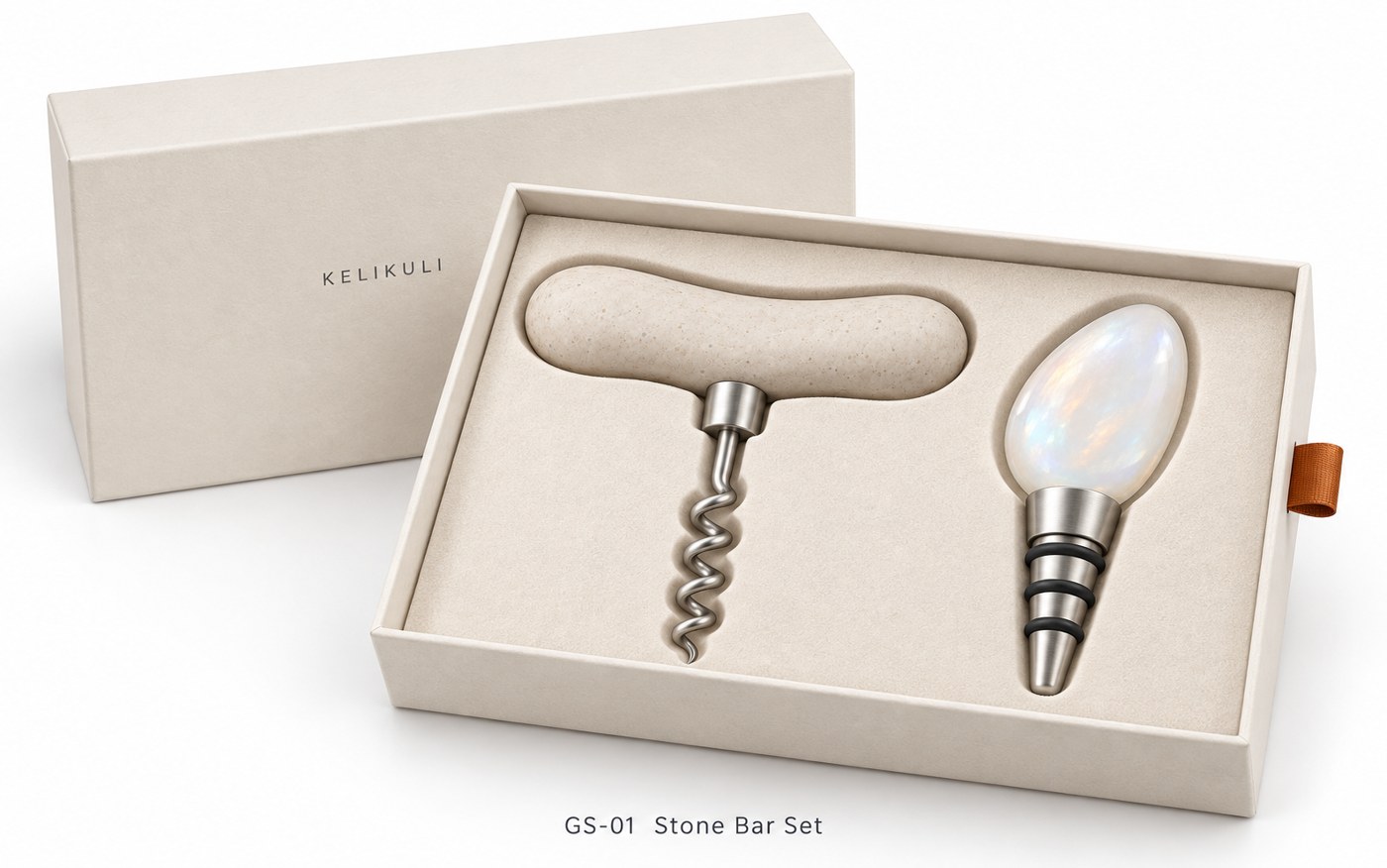 Stone Bar Set — KELIKULI Wine & Hostess Giftware concept product on white background