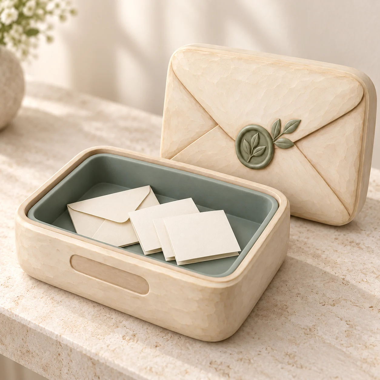 Small Moments Sculptural Resin Keepsake Box Collection — image 5