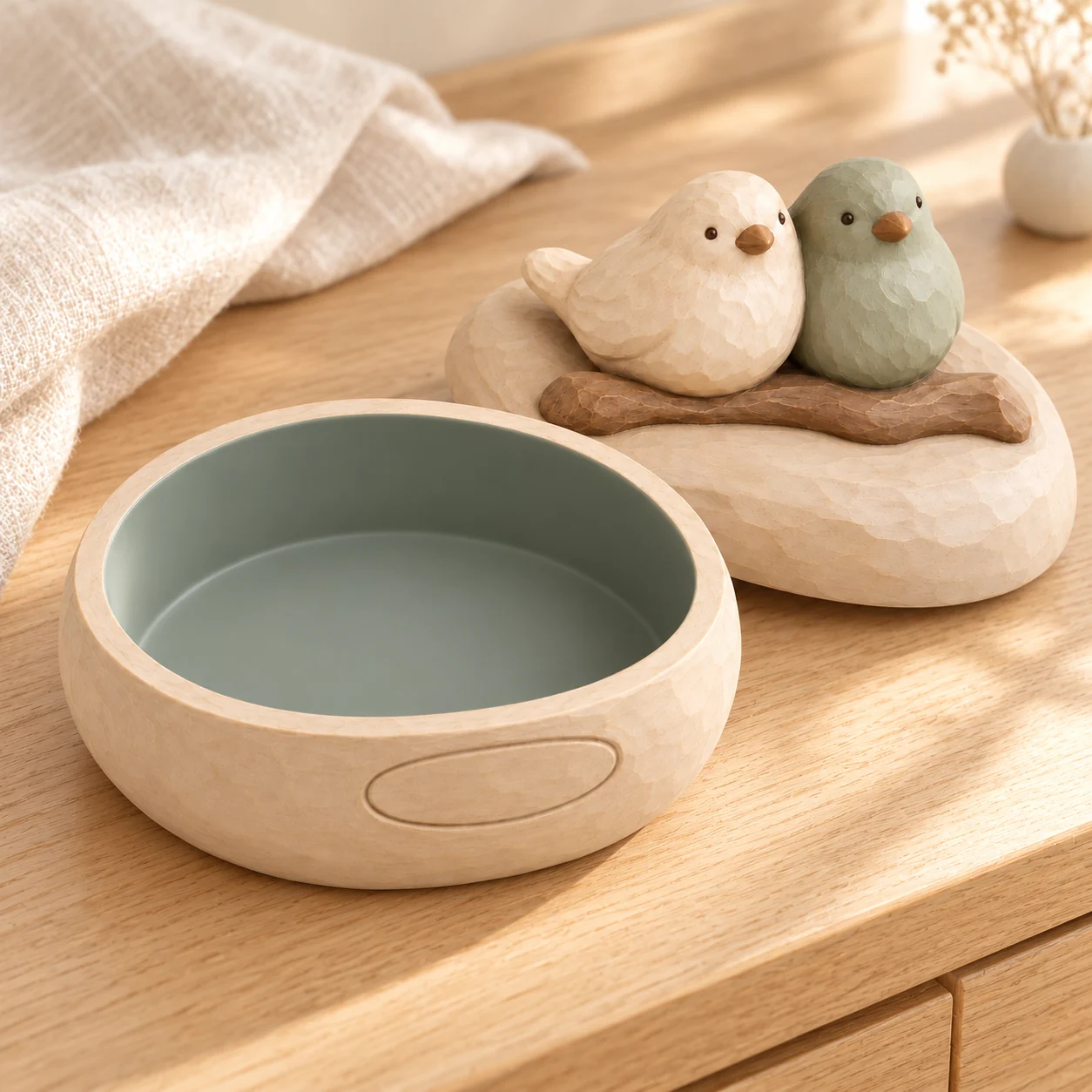 Small Moments Sculptural Resin Keepsake Box Collection — image 2