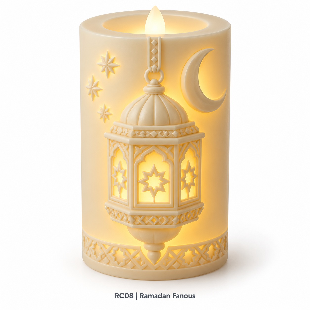 Ramadan Icon Relief LED Candle Collection – 6 Designs — image 2
