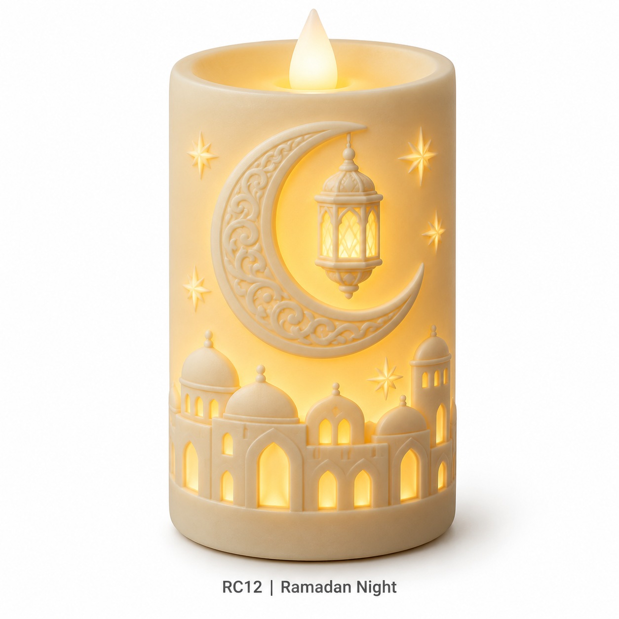 Ramadan Icon Relief LED Candle Collection – 6 Designs — image 6