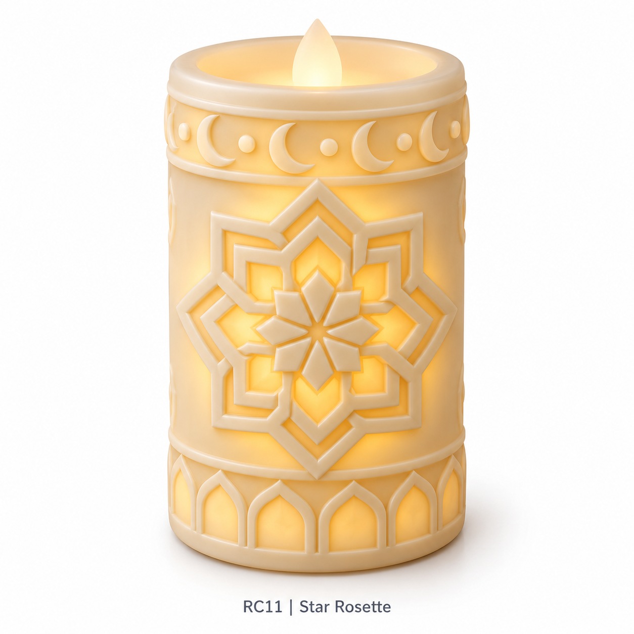 Ramadan Icon Relief LED Candle Collection – 6 Designs — image 5