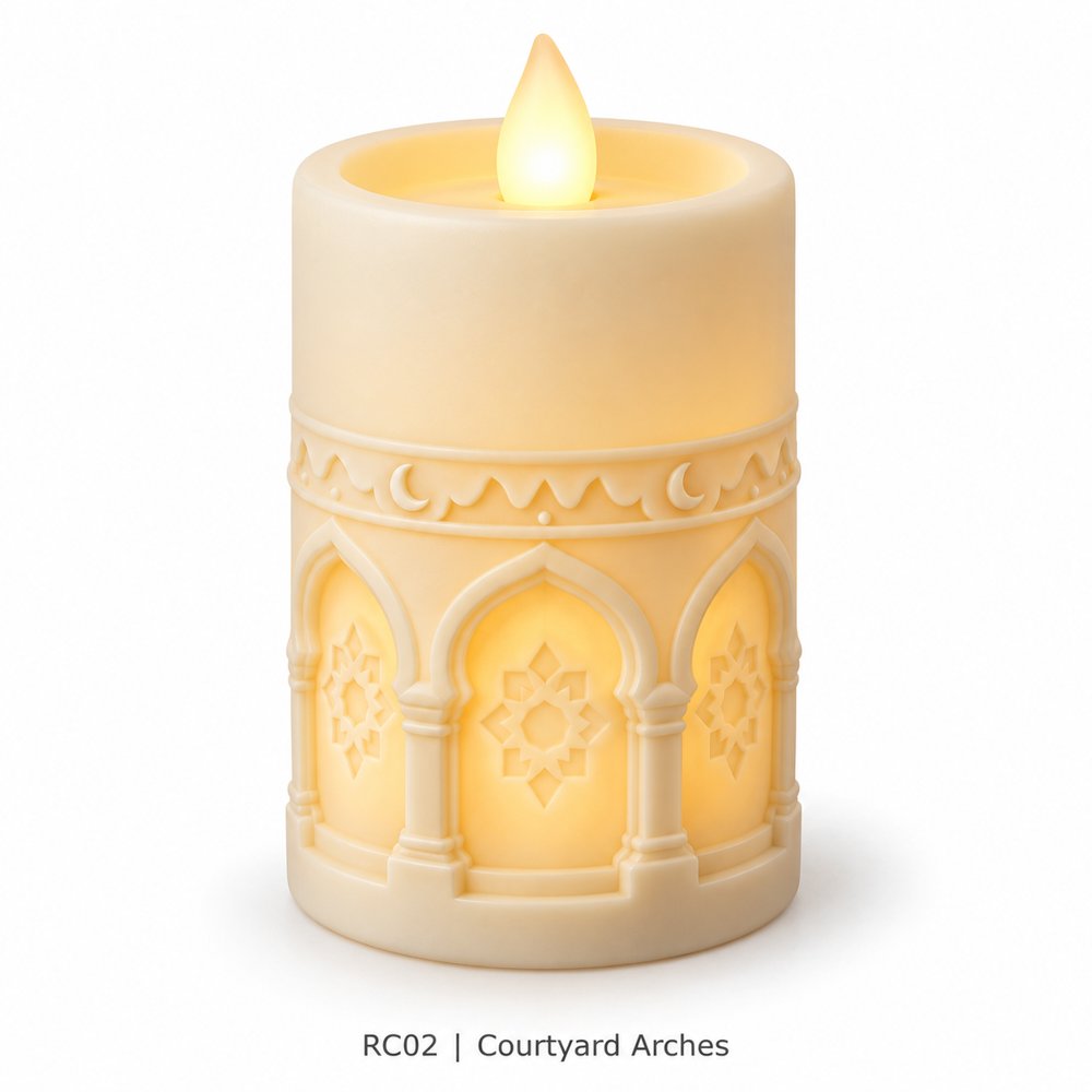 Ramadan Relief LED Candle Collection - 6 Designs — image 3