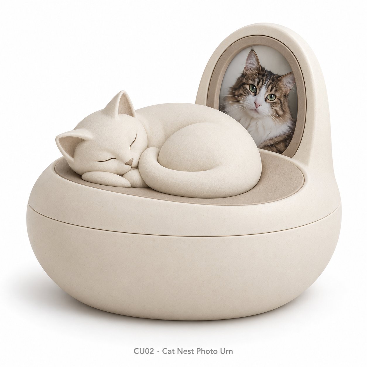 Cat Nest Photo Urn