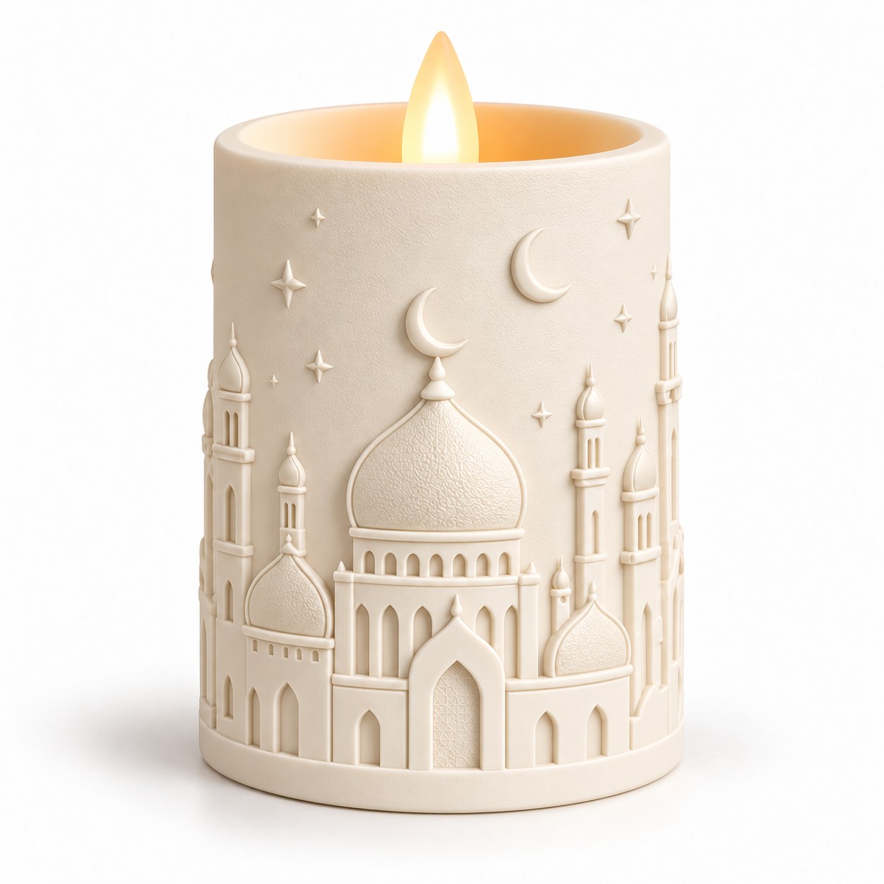Ramadan Relief LED Candle Collection - 8 Monochrome Designs — image 7