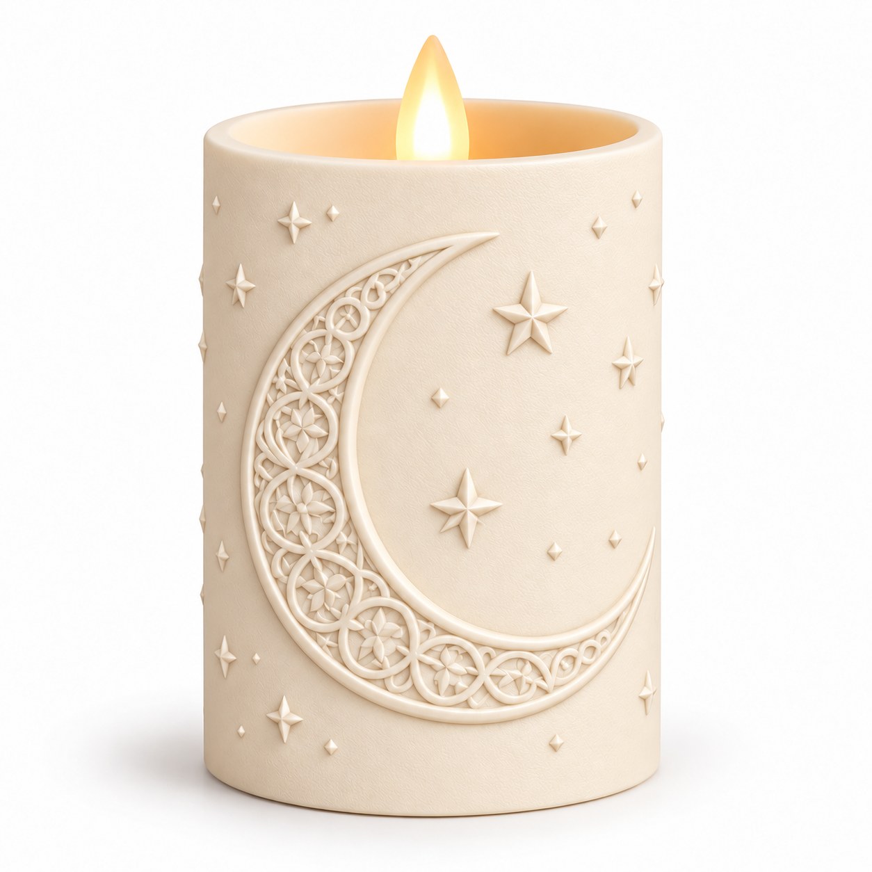 Ramadan Relief LED Candle Collection - 8 Monochrome Designs — image 5