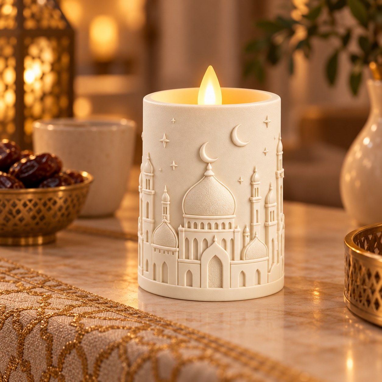 Ramadan Relief LED Candle Collection - 8 Monochrome Designs — image 2