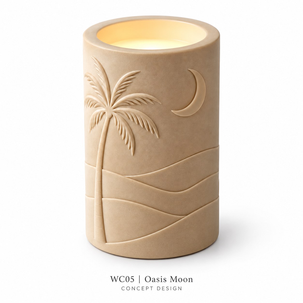 Monochrome Ramadan Relief LED Candle Collection — image 5