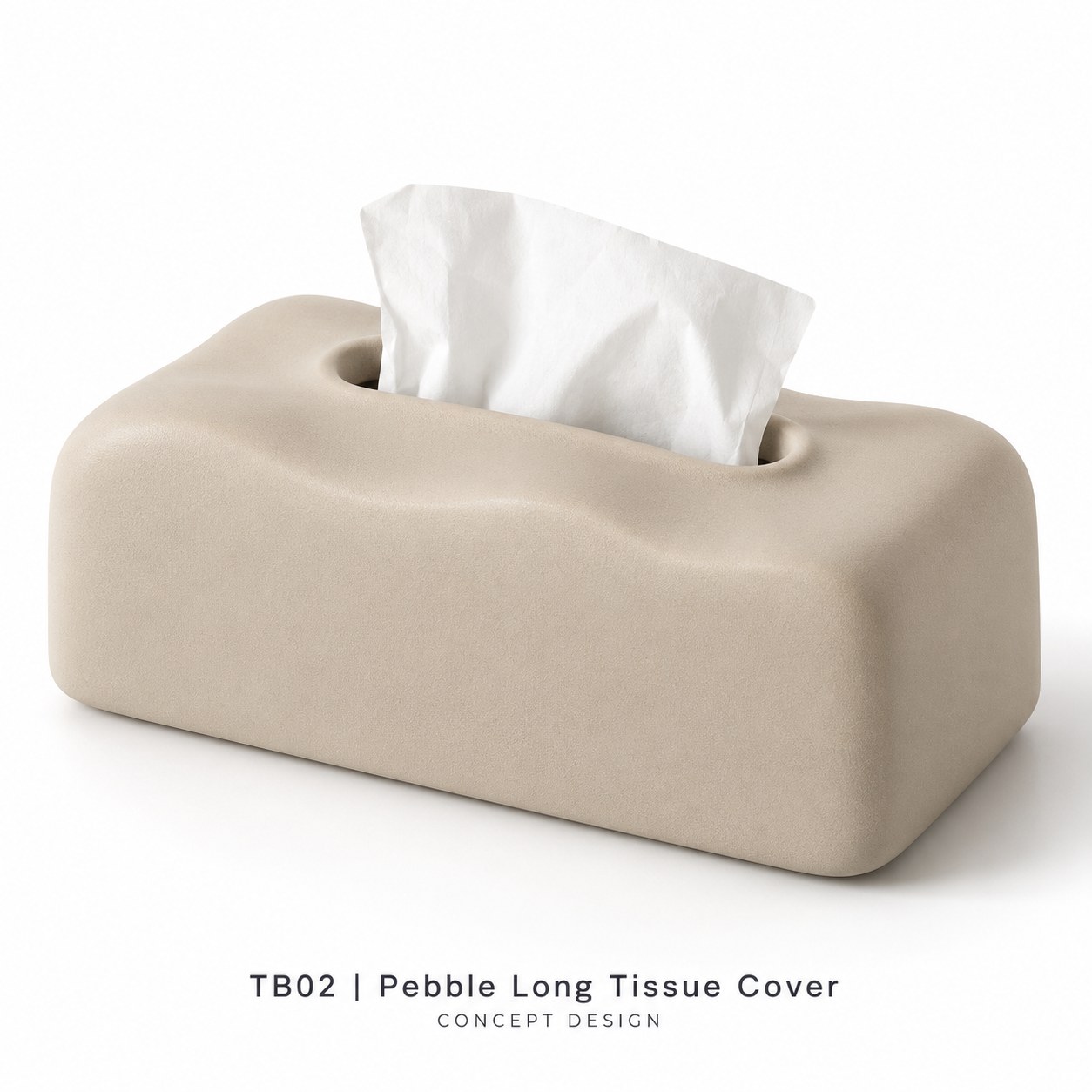 Sculptural Square and Long Tissue Box Cover Collection — image 2