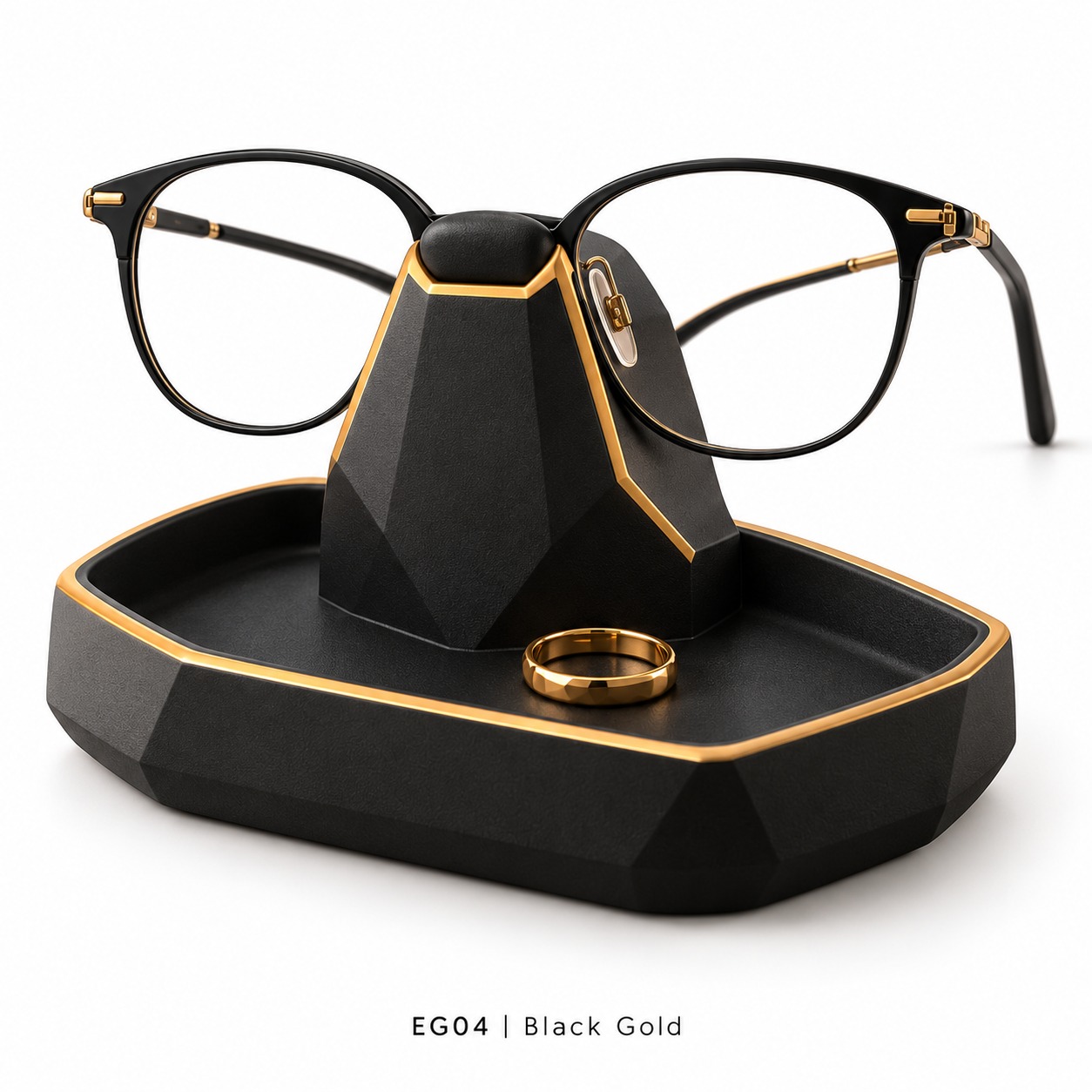 Sculptural Resin Eyeglass Stand & Ring Dish Collection — image 4