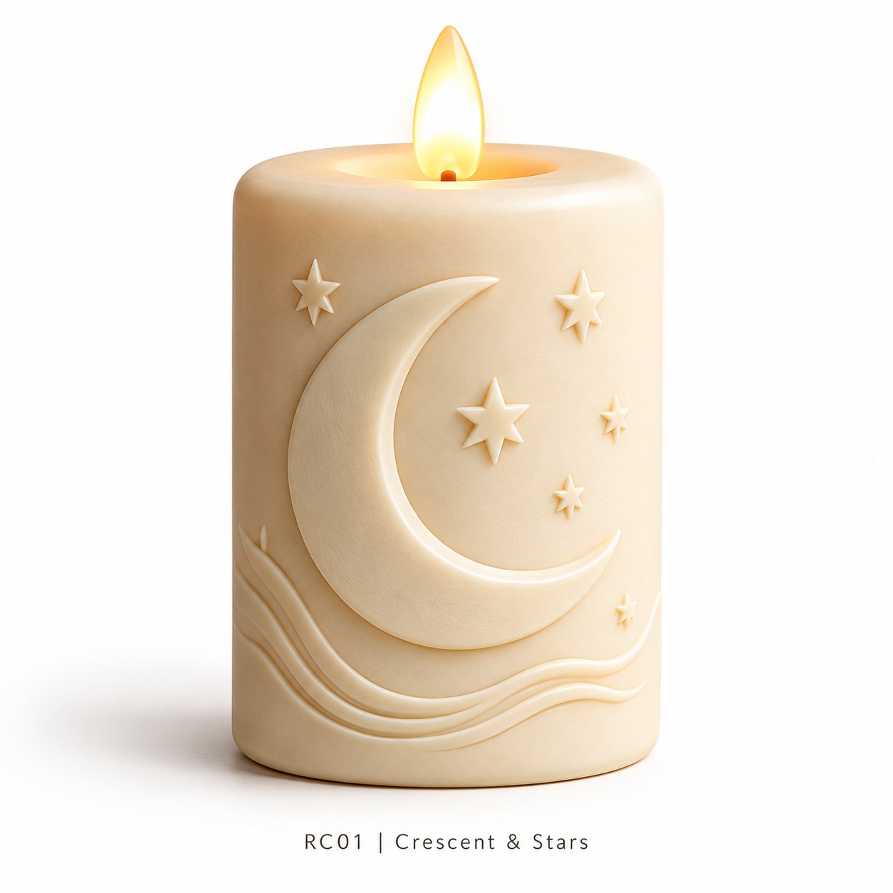 Ramadan Relief Resin LED Candle Collection