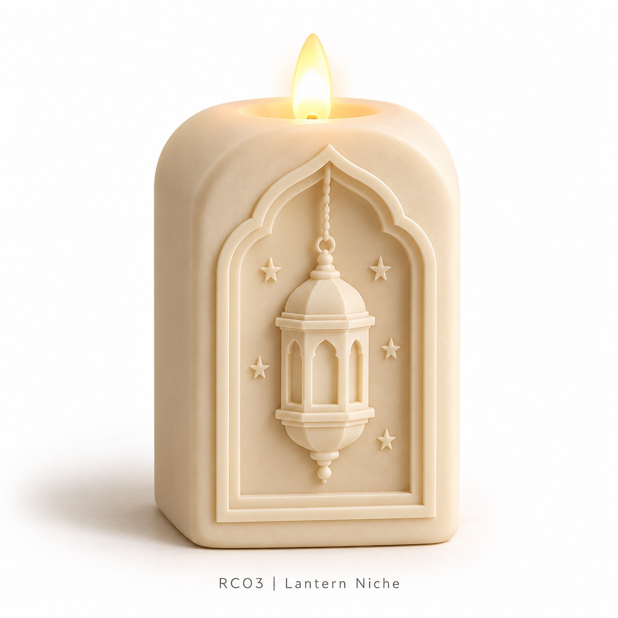 Ramadan Relief Resin LED Candle Collection — image 3