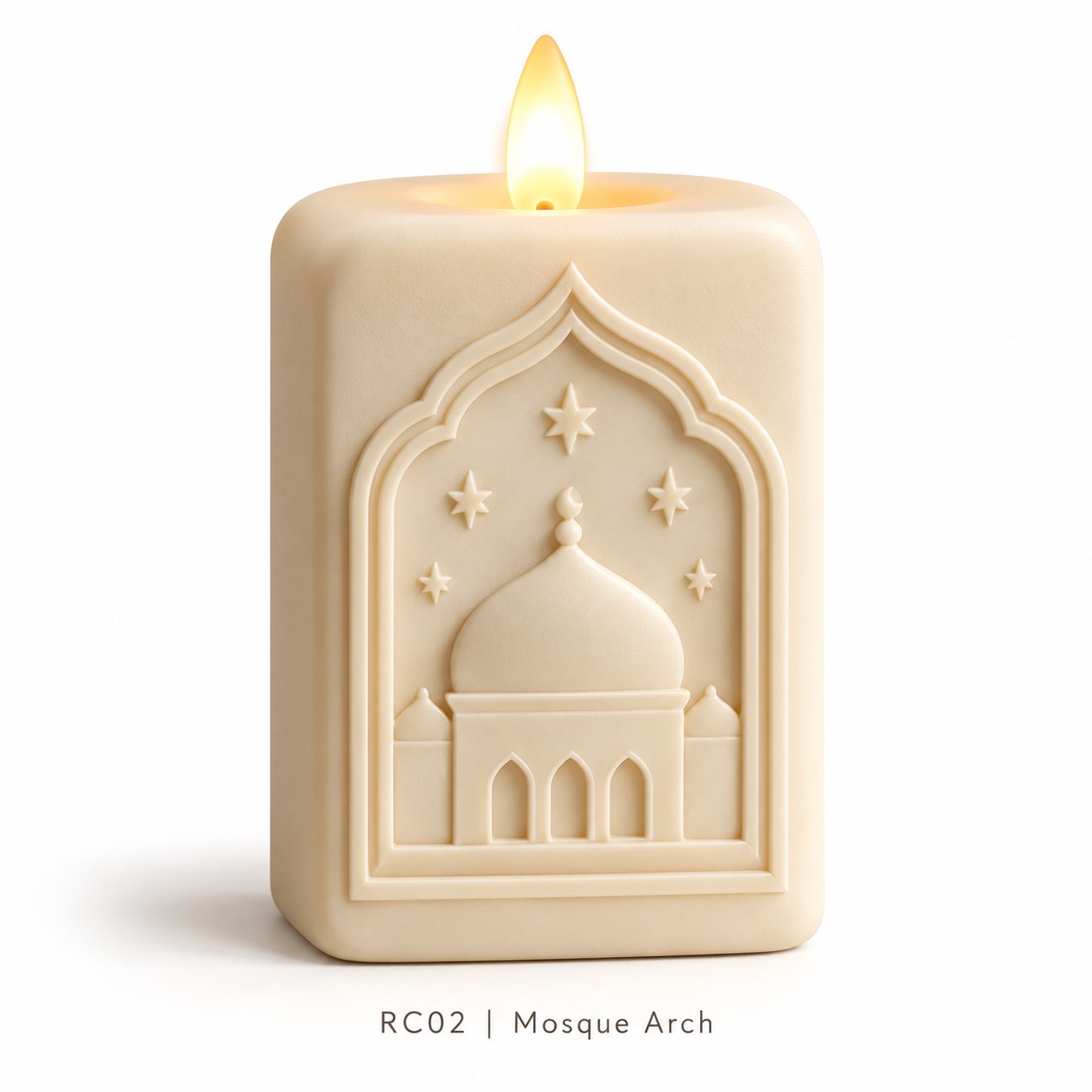 Ramadan Relief Resin LED Candle Collection — image 2