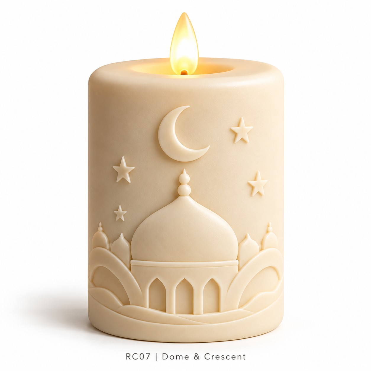 Ramadan Relief Resin LED Candle Collection — image 7