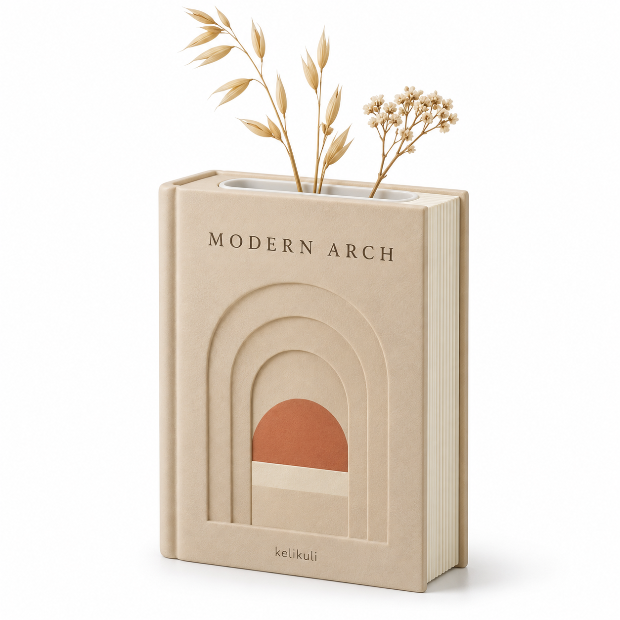 Modern Arch Book Book Vase