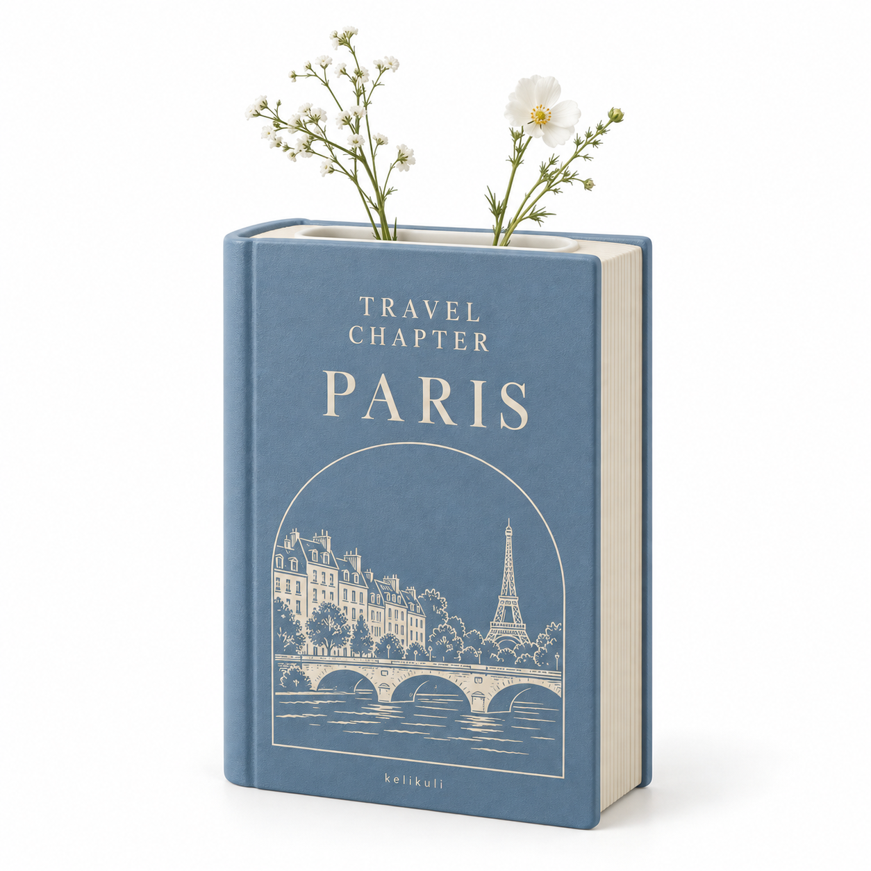 Travel Chapter - Paris Book Vase